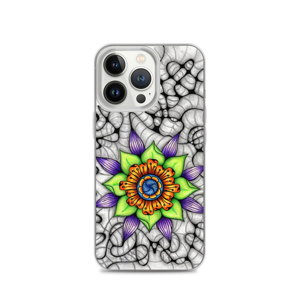 Ethereal Mandala Clear Case for iPhone® - Martin K Designs