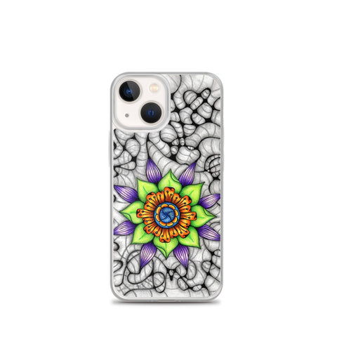Ethereal Mandala Clear Case for iPhone® - Martin K Designs