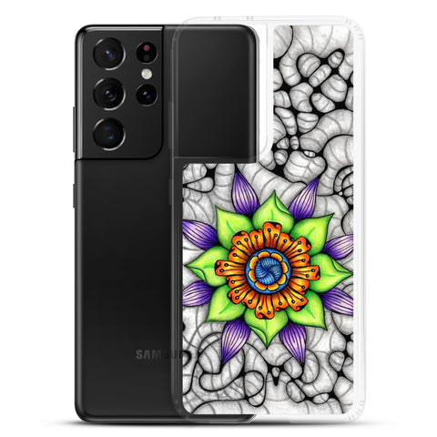 Ethereal Mandala Clear Case for Samsung® - Martin K Designs