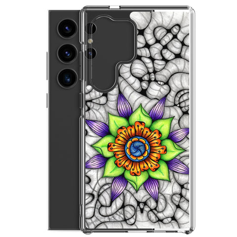 Ethereal Mandala Clear Case for Samsung® - Martin K Designs