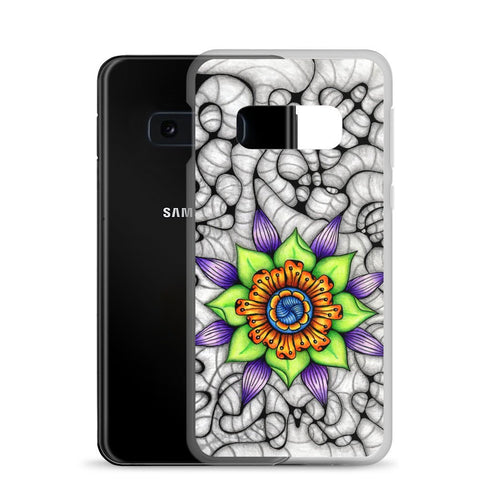 Ethereal Mandala Clear Case for Samsung® - Martin K Designs