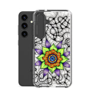 Ethereal Mandala Clear Case for Samsung® - Martin K Designs