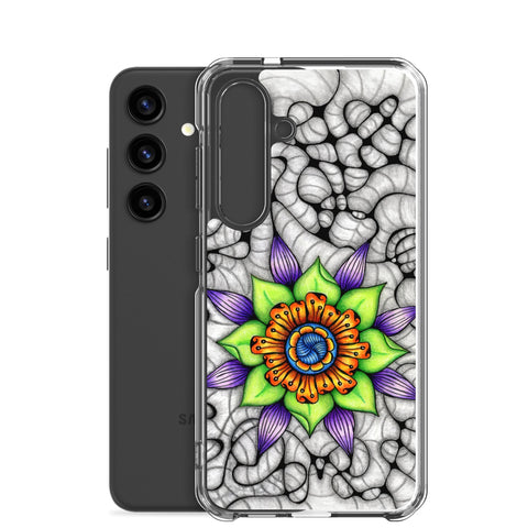 Ethereal Mandala Clear Case for Samsung® - Martin K Designs