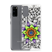 Ethereal Mandala Clear Case for Samsung® - Martin K Designs