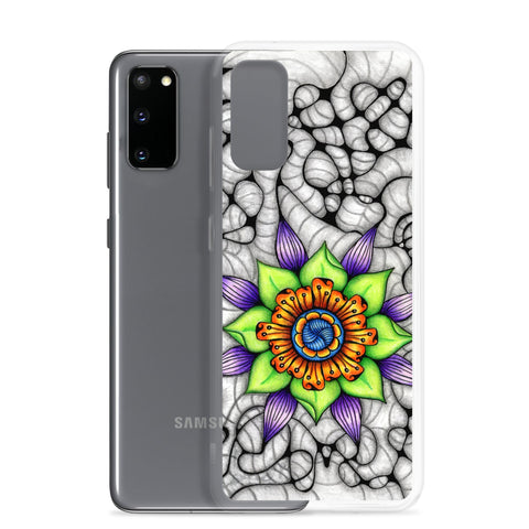 Ethereal Mandala Clear Case for Samsung® - Martin K Designs