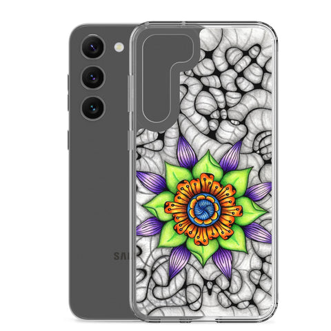 Ethereal Mandala Clear Case for Samsung® - Martin K Designs
