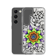 Ethereal Mandala Clear Case for Samsung® - Martin K Designs