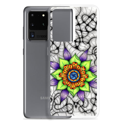 Ethereal Mandala Clear Case for Samsung® - Martin K Designs