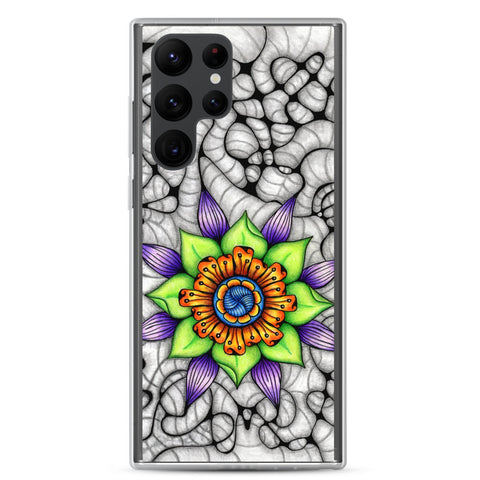 Ethereal Mandala Clear Case for Samsung® - Martin K Designs
