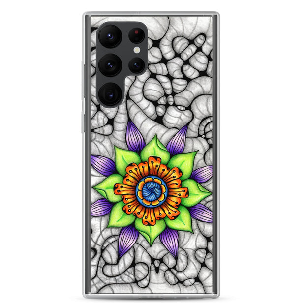 Ethereal Mandala Clear Case for Samsung® - Martin K Designs