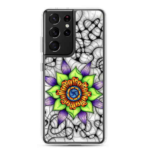 Ethereal Mandala Clear Case for Samsung® - Martin K Designs