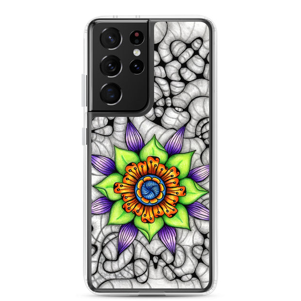 Ethereal Mandala Clear Case for Samsung® - Martin K Designs