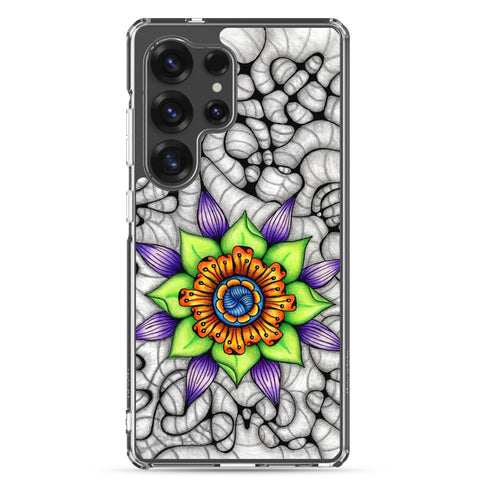 Ethereal Mandala Clear Case for Samsung® - Martin K Designs
