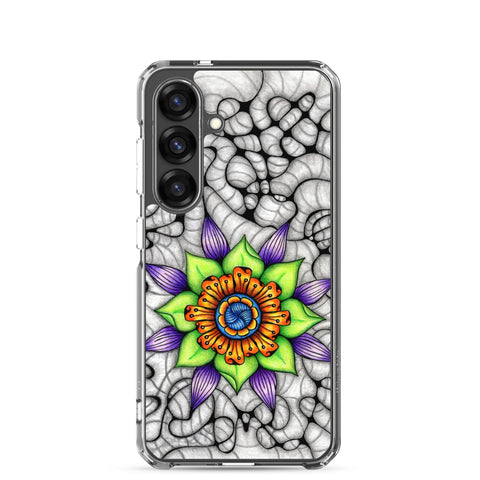 Ethereal Mandala Clear Case for Samsung® - Martin K Designs
