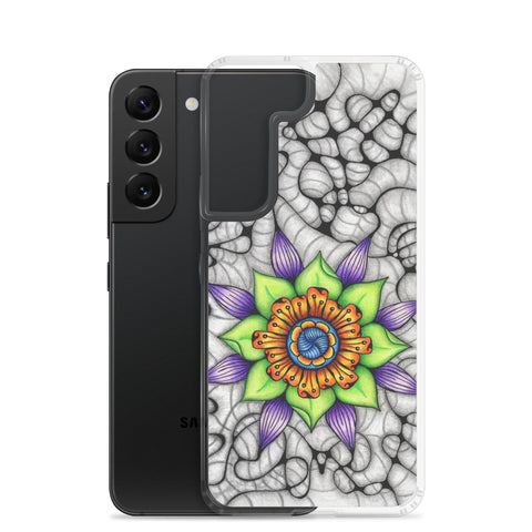 Ethereal Mandala Clear Case for Samsung® - Martin K Designs