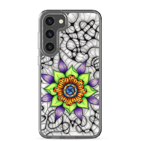 Ethereal Mandala Clear Case for Samsung® - Martin K Designs