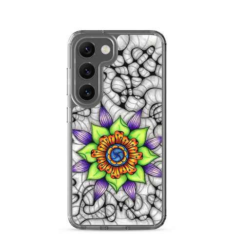 Ethereal Mandala Clear Case for Samsung® - Martin K Designs