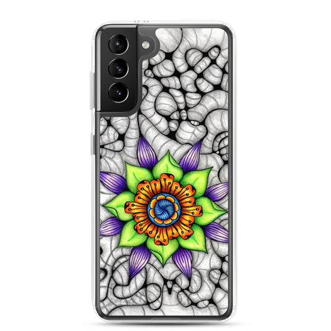 Ethereal Mandala Clear Case for Samsung® - Martin K Designs