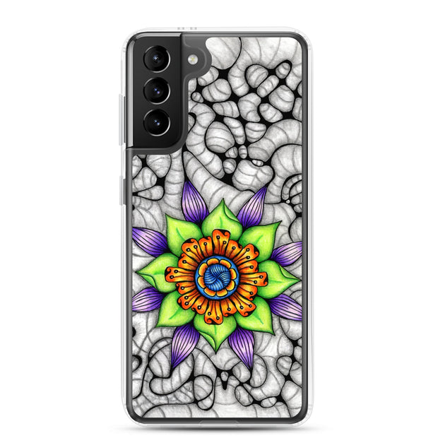 Ethereal Mandala Clear Case for Samsung® - Martin K Designs