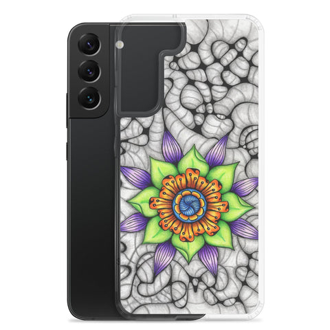 Ethereal Mandala Clear Case for Samsung® - Martin K Designs