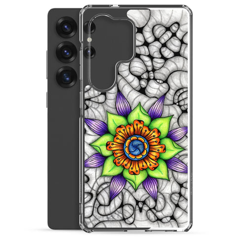 Ethereal Mandala Clear Case for Samsung® - Martin K Designs