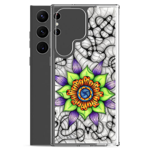 Ethereal Mandala Clear Case for Samsung® - Martin K Designs
