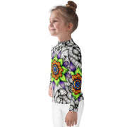 Ethereal Mandala Kids Rash Guard - Martin K Designs