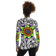 Ethereal Mandala Women's Rash Guard - Martin K Designs