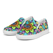 Ethereal Mandala women’s slip - on canvas shoes - Flowstate Apparel