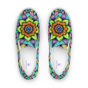 Ethereal Mandala women’s slip - on canvas shoes - Flowstate Apparel