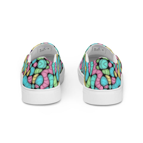 Ethereal Mandala women’s slip - on canvas shoes - Flowstate Apparel