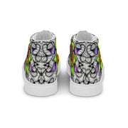 Ethereal Men’s high top canvas shoes - Martin K Designs