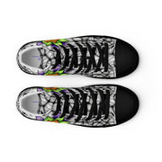 Ethereal Men’s high top canvas shoes - Martin K Designs