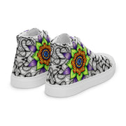 Ethereal Men’s high top canvas shoes - Martin K Designs