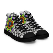 Ethereal Men’s high top canvas shoes - Martin K Designs