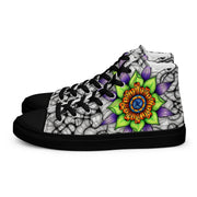 Ethereal Men’s high top canvas shoes - Martin K Designs