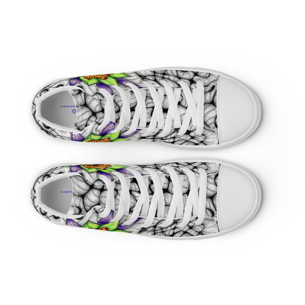 Ethereal Women’s high top canvas shoes - Martin K Designs