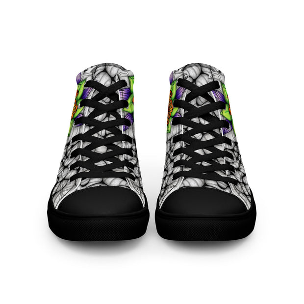 Ethereal Women’s high top canvas shoes - Martin K Designs