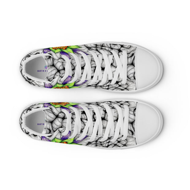Ethereal Women’s high top canvas shoes - Martin K Designs