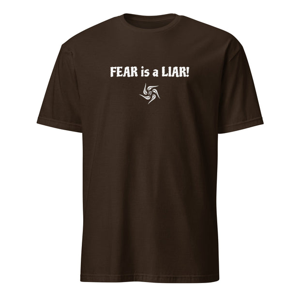 FEAR is a LIAR Dark Unisex T-Shirt - left side view