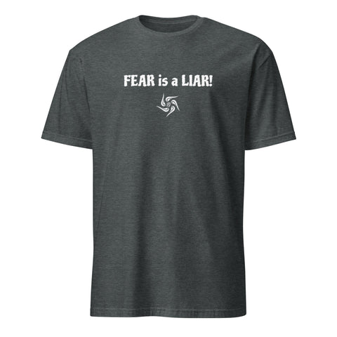 FEAR is a LIAR Dark Unisex T-Shirt - detail view