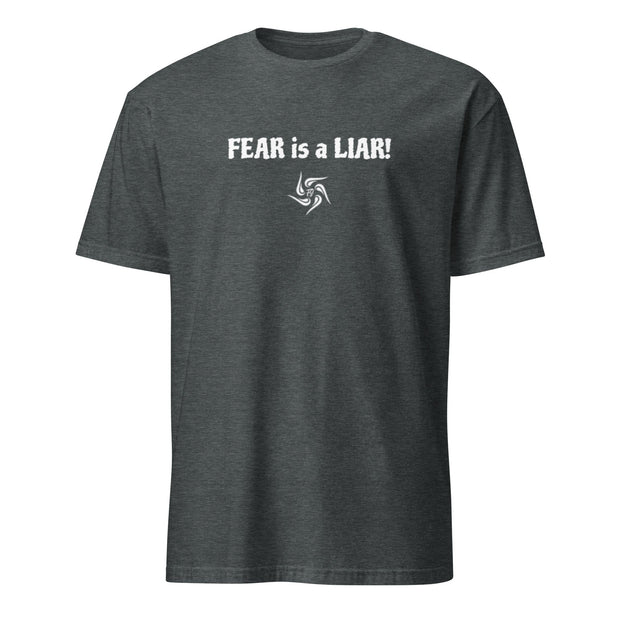 FEAR is a LIAR Dark Unisex T-Shirt - detail view