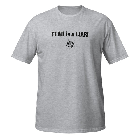 FEAR is a LIAR Light Unisex T-Shirt - detail view