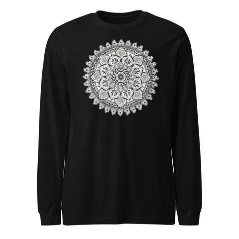 Fertile Ground Mandala Unisex Long Sleeve Tee - Martin K Designs
