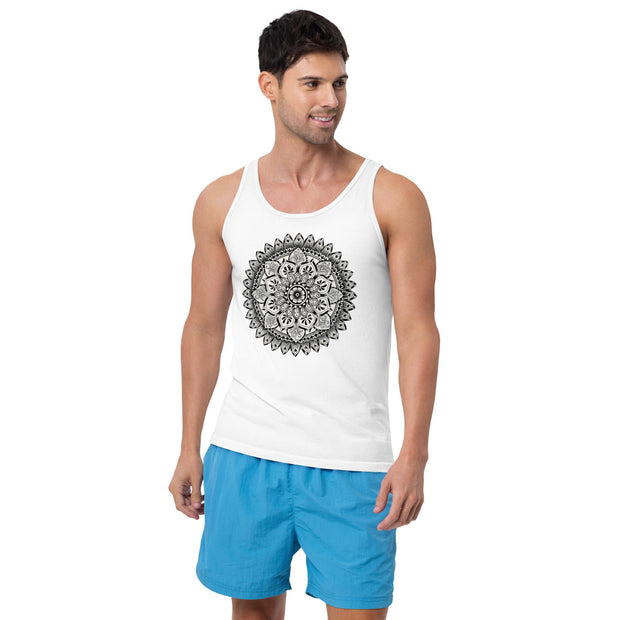 Fertile Ground Mandala Unisex Tank Top - Martin K Designs