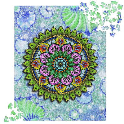 Fertile Mandala Jigsaw Puzzle - Martin K Designs