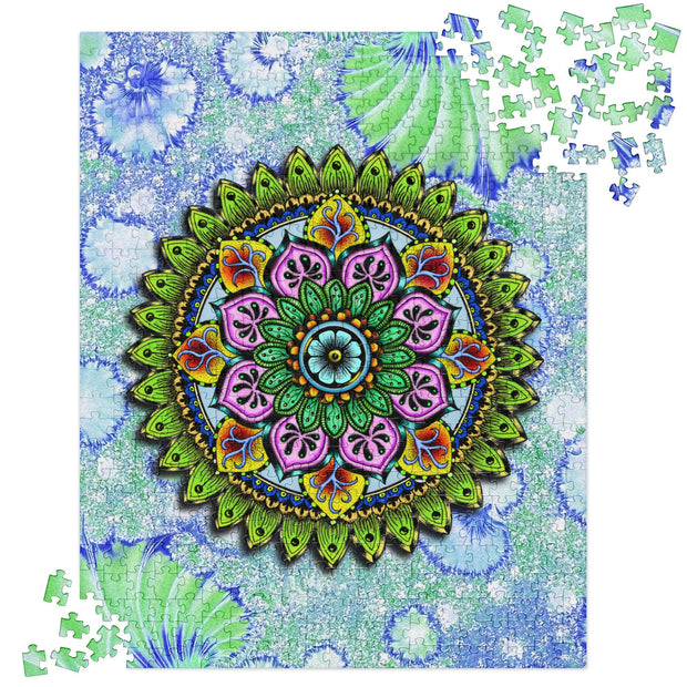 Fertile Mandala Jigsaw Puzzle - Martin K Designs