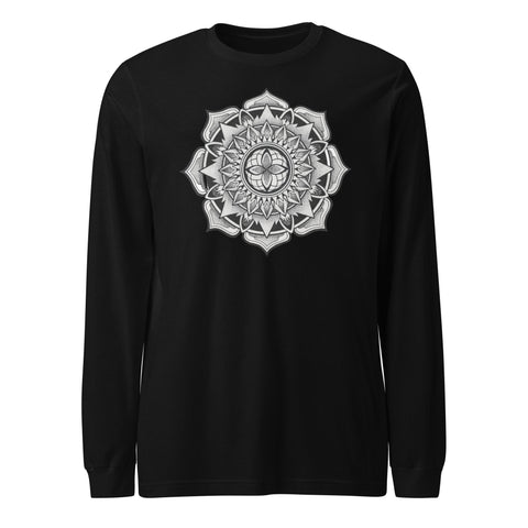 Fire Mandala Unisex Long Sleeve Tee - Martin K Designs