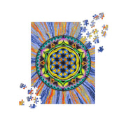 Flower of Life I Mandala Jigsaw Puzzle - Martin K Designs