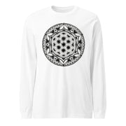 Flower of Life I Mandala Unisex Long Sleeve Tee - Martin K Designs